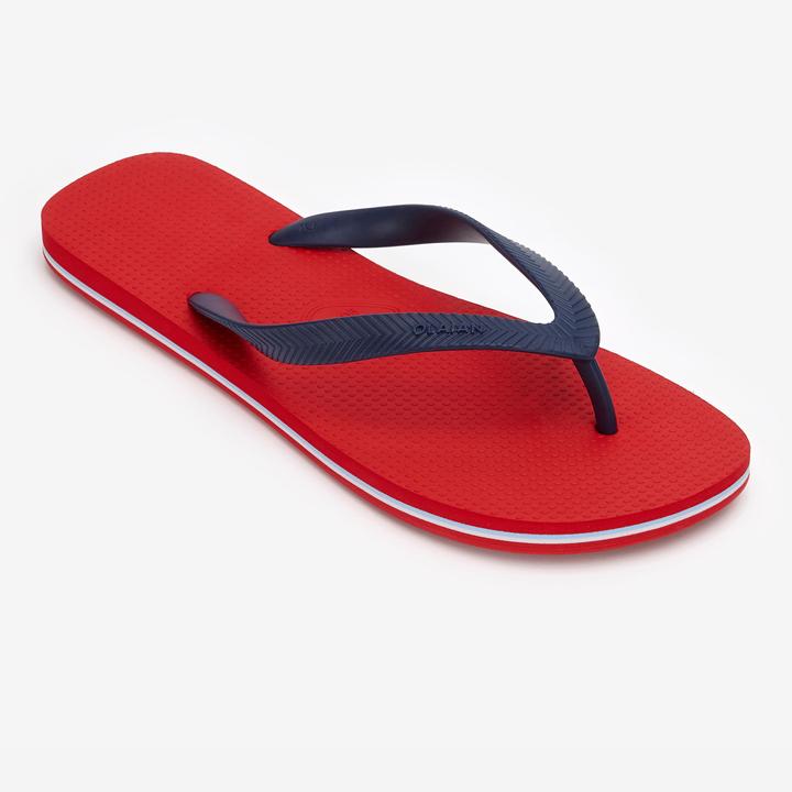 Produktbild Olaian Zehensandalen Herren 500 rot (39)