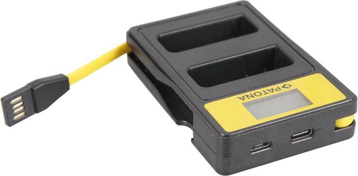 Produktbild Patona Ladegerät Smart Dual LCD USB Nikon Akku EN-EL14 (Ladegerät)