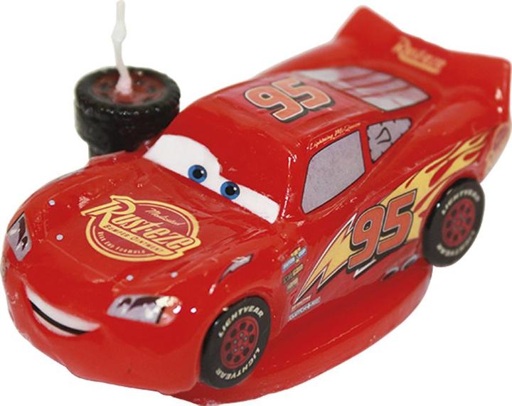 Image du produit Dekora Bougie 3D Cars (8,5cm) (1 x)