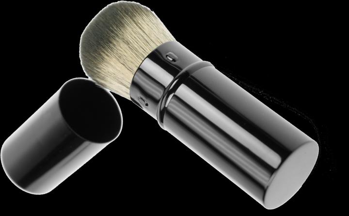 Immagine prodotto Pennello per cipria, retrattile, nero, capelli Toray Lunghezza: 10 cm, Ø 3cm (Talco)