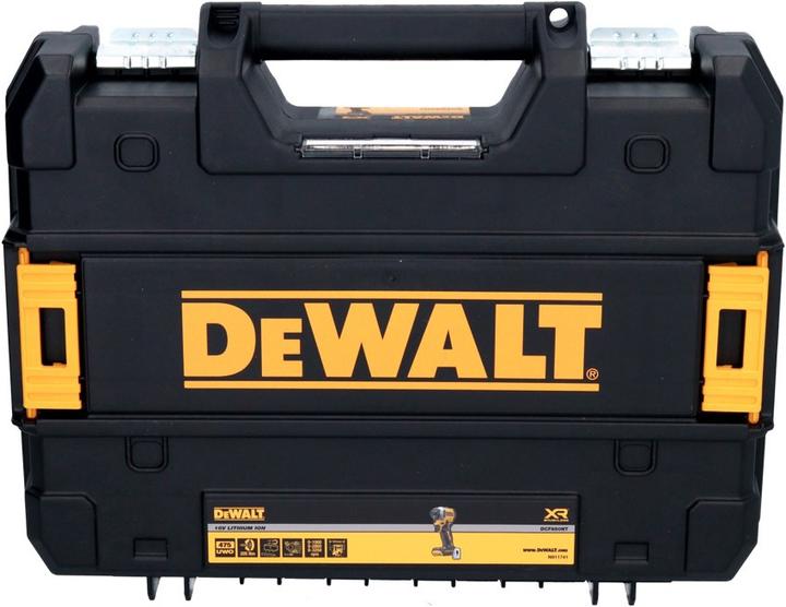 Actual product image DeWalt DCF 850 P2 Battery impact wrench 18 V 205 Nm 1/4" Brushless + 2x battery 5.0 Ah + charger + TST (Rechargeable battery operated)