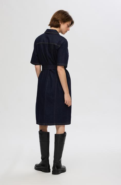 Image du produit Selected Femme Robe en jean à manches courtes (40)