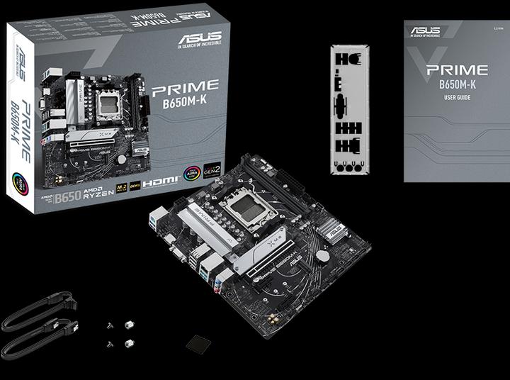 Actual product image ASUS Prime B650M-K (AM5, AMD B650, mATX)