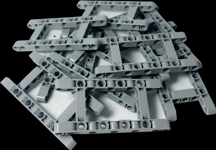 Actual product image LEGO Technic 5x11 Liftarm Light Grey - 64178 - NEW! Lot 1x (64178)