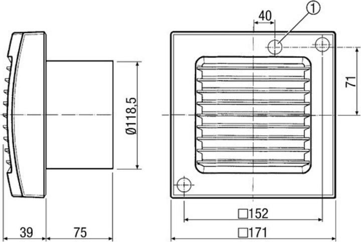 Actual product image Maico Fan