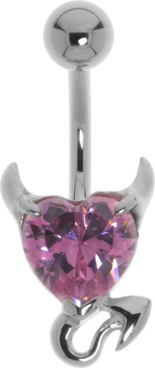 Image du produit Bijouteria Piercing nombril (Acier chirurgical 316L, Zircone)