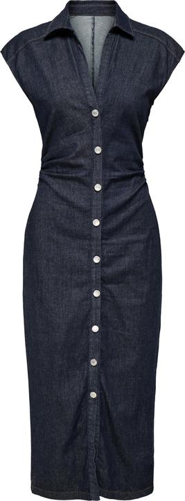 Actual product image Only Onlbabe Capsleeve Midi Dress Dnm Rinse (XS)