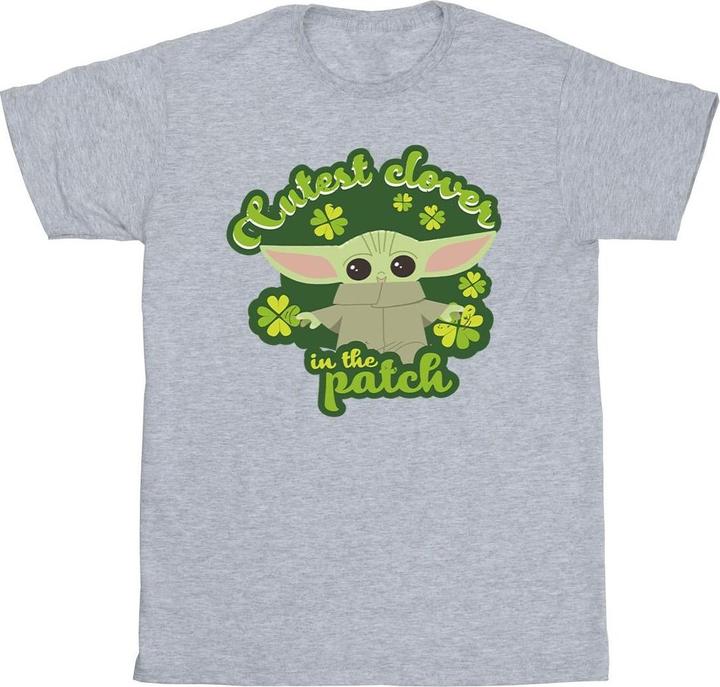 Star Wars The Mandalorian St Patrick's Day Cutest Clover TShirt