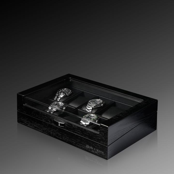 Produktbild Heisse & Söhne Uhrenbox Oxford 10 - Dark Oak