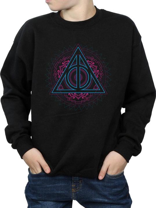 Image du produit - Sweat NEON DEATHLY HALLOWS - Garçon (140, 146)