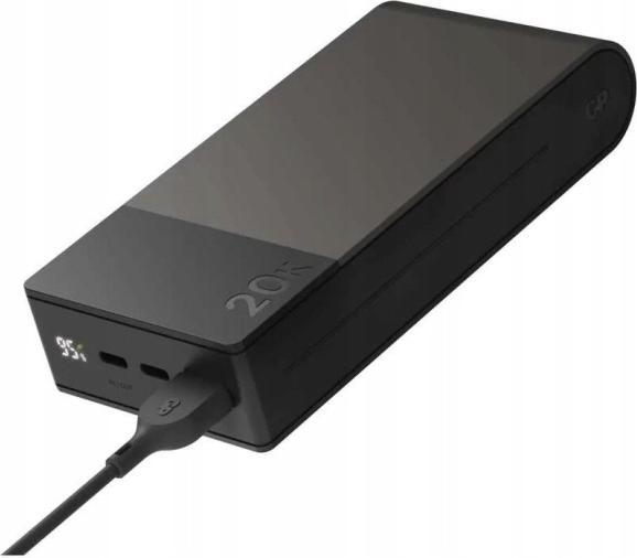Actual product image GP Batteries GP PowerBank M2+ 20C 20000mAh 2xUSB-C/1xUSB-A black LED indicator (20000 mAh, 22.50 W, 74 Wh)