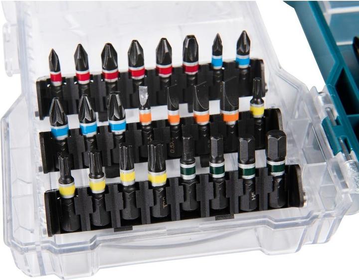 Produktbild Makita Bit-Set (Kreuz Phillips PH M1, Kreuz Phillips PH M2, Kreuz Pozidriv PZ M1, Kreuz Pozidriv PZ M2, Innensechsrund TX M30, Kreuz Pozidriv PZ M0, Kreuz Pozidriv PZ M3, Kreuz Phillips PH M0, Kreuz Phillips PH M3, Schraubschlitz M3, Schraubschlitz M4, Innensechsrund TX M10, Innensechsrund TX M15)
