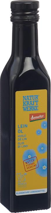 NaturKraftWerke Huile de lin Demeter (250 ml)