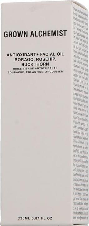 Image du produit Grown Alchemist Huile Antioxydante+ pour le visage : Borago, Rosehip & Buckthorn Berry (25 ml, Huile visage)