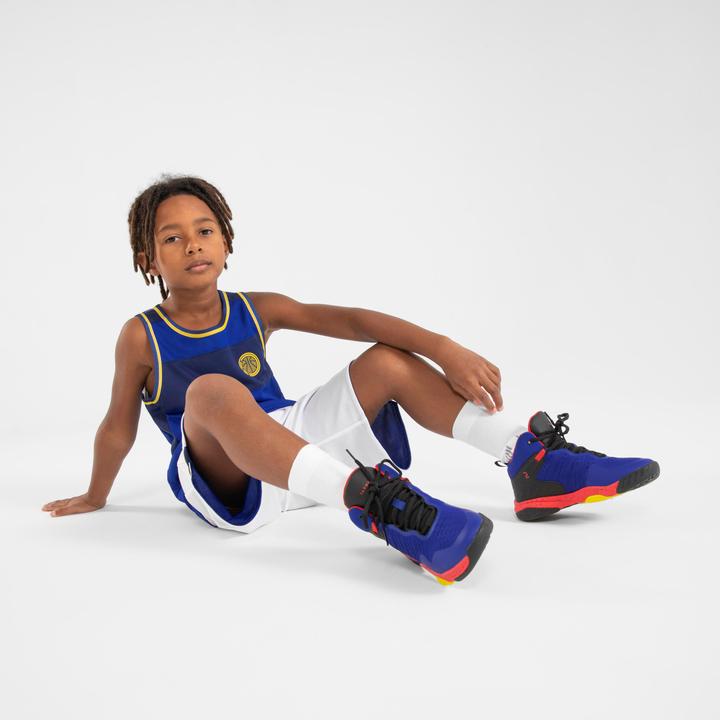 Immagine prodotto Tarmak Scarpe da basket per bambini Advanced - SS500H blu/nero (29)
