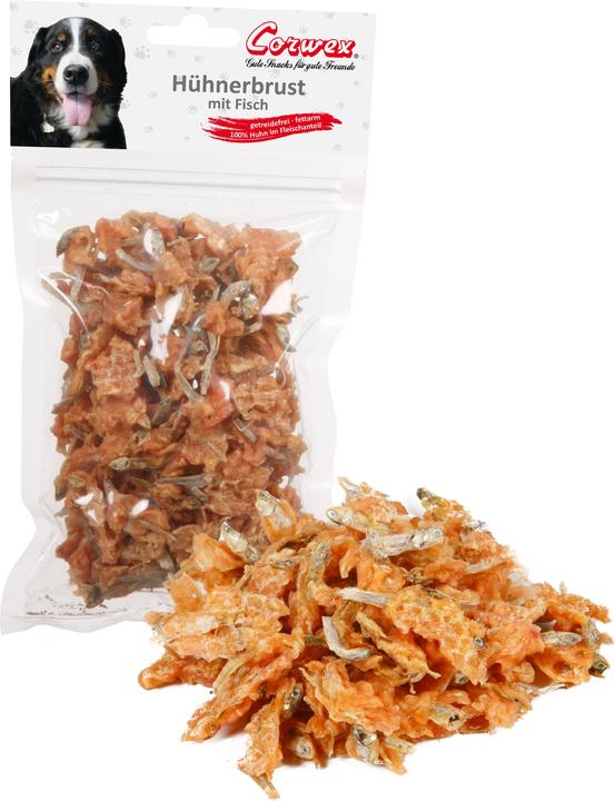 Actual product image Corwex Chicken breast snack (Adult, 250 g)