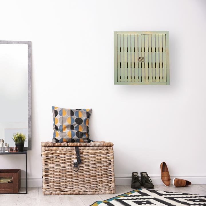 Actual product image Relaxdays Vintage Wall Cabinet (50 x 20 x 50 cm)