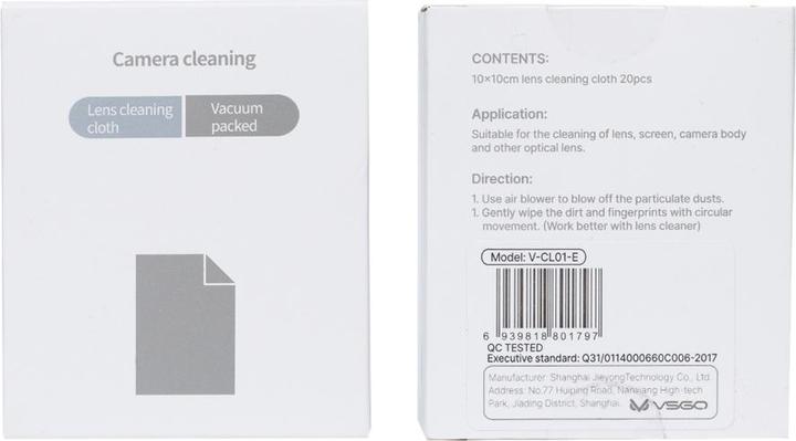 Image du produit VSGO Mikrofaser-Objektivreinigungstuch (20er Set)
