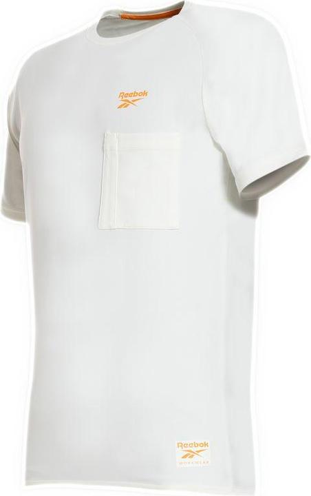 Reebok T-Shirt Lockup Logo weiss