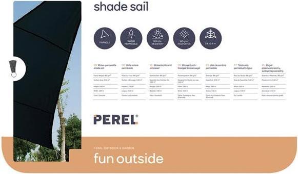 Actual product image Perel Awning three water permeable (5 x 5 x 5 m)