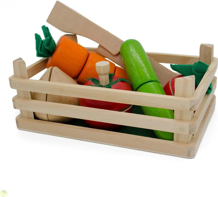 Activity Board Assortiment de coupes Caisse à légumes en bois