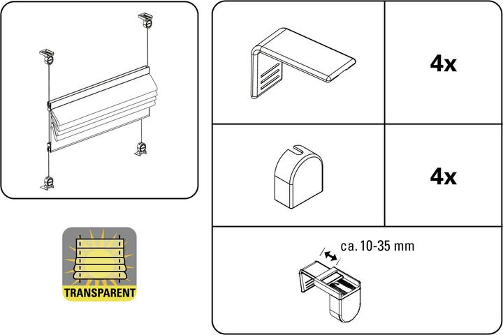 Actual product image Gardinia EasyFix (60 x 140 cm)