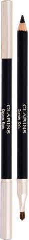 Actual product image Clarins Crayon Khol Long-Brush & Sharpener (01 Carbon Black)