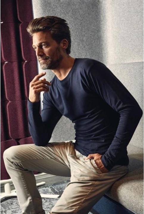 Actual product image Promodoro Men's Premium Long Sleeve T-Shirt Size XXL Black (XXL)