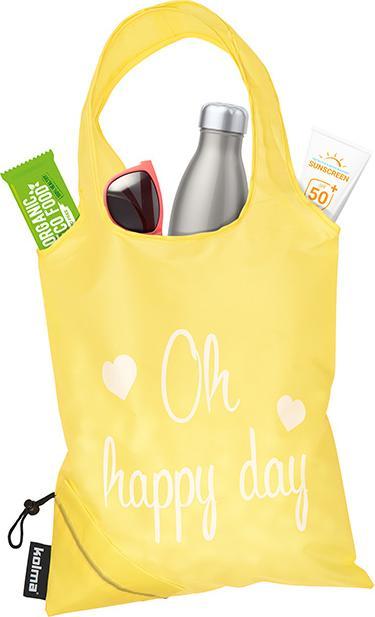 Produktbild Kolma Einkaufstasche RPET "Oh happy day" beige