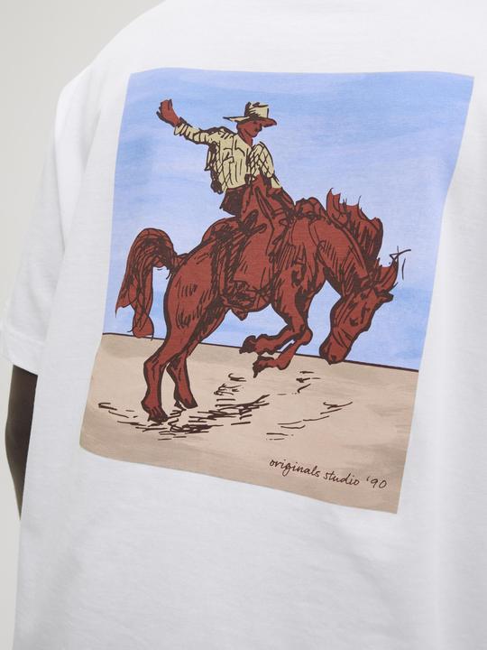 Actual product image Jack & Jones Rückenprint Rundhalsausschnitt T-shirt T-shirt (XL)