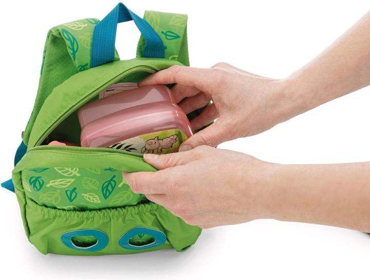 Image du produit NICI 61743 Rucksack mit Plüschtier 21x26cm Hase 25cm grün
