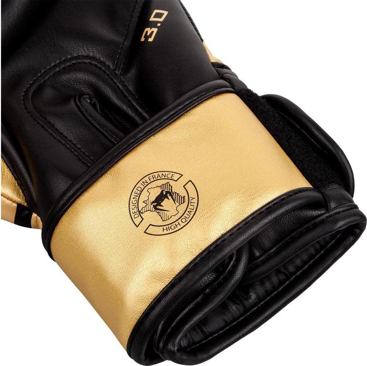 Actual product image Venum Challenger 3.0 Boxing Gloves - Black/Gold (16 OZ, One size)