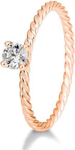 Produktbild Breuning Verlobungsring Kordel (54, 585/14 K Gold)