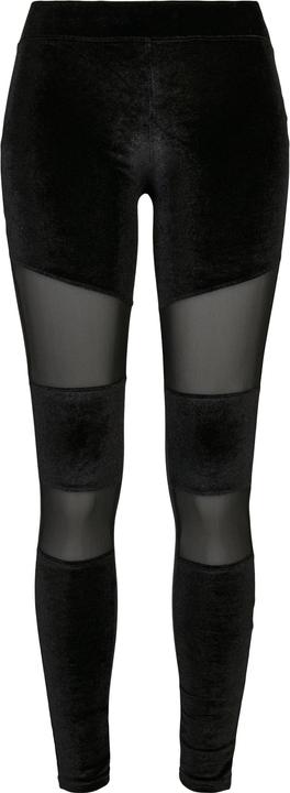 Urban Classics Ladies Velvet Tech Mesh Leggings