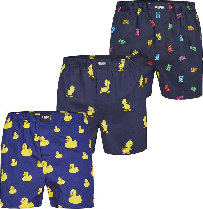 Produktbild Happy shorts Boxer Print Sets (L, 3er Pack)