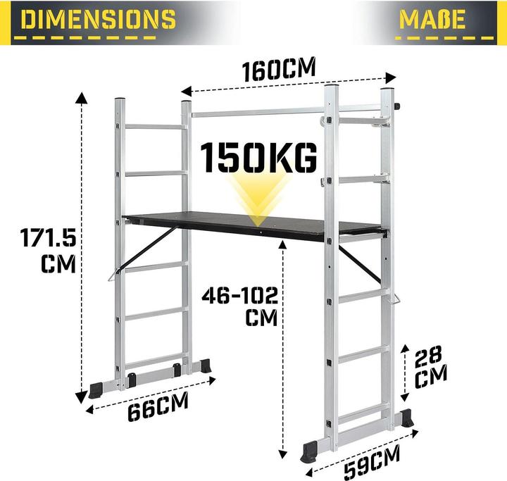 Produktbild Timbertech 4in1 Baugerüst (Gerüst, 171.50 cm)