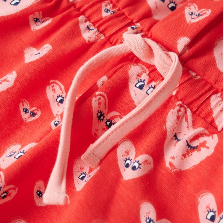 Actual product image VidaXL Children's playsuit red 140,Material: 95 % cotton. 5 (140)