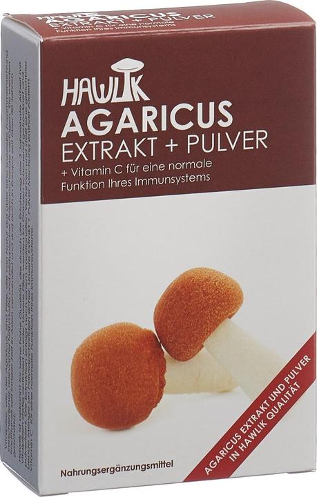 Produktbild Hawlik Agaricus Extrakt + Pulver Kapsel (60 Stück, Kapseln, 57 g)