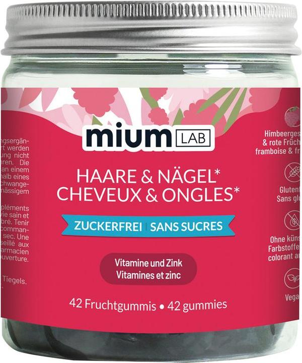 Immagine prodotto Mium Lab Vitamingummis Haare & Nägel (42 Pezzo/i, Gomme, 140 g)