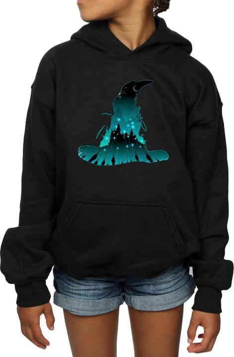 Produktbild Hogwarts Silhouette Kapuzenpullover Mädchen (140, 146)
