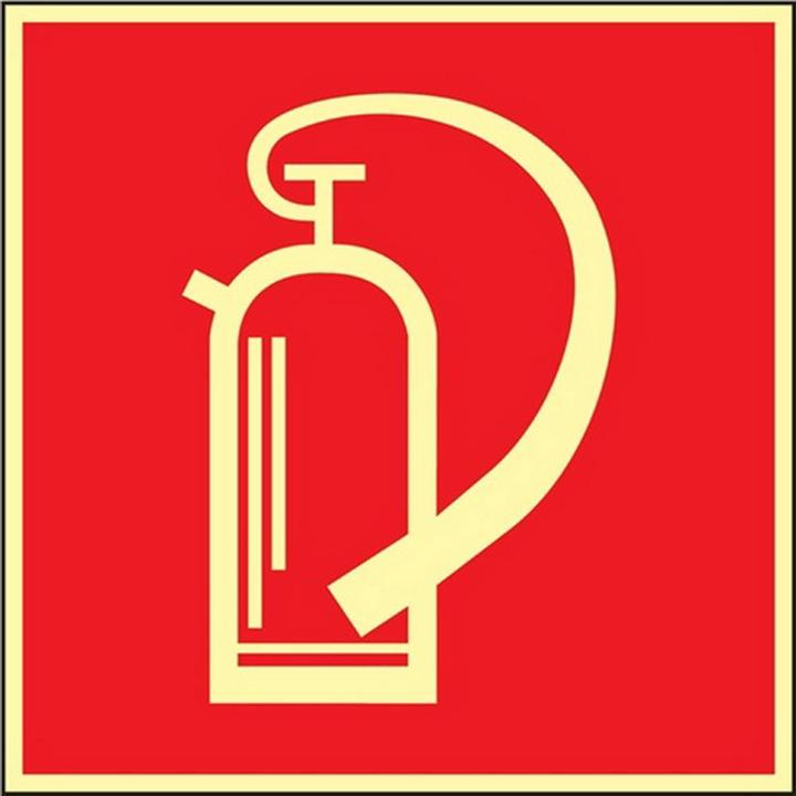 Actual product image HP Autozubehör Fire protection sign BGV A8 L200xW200 mm Fire extinguisher plastic