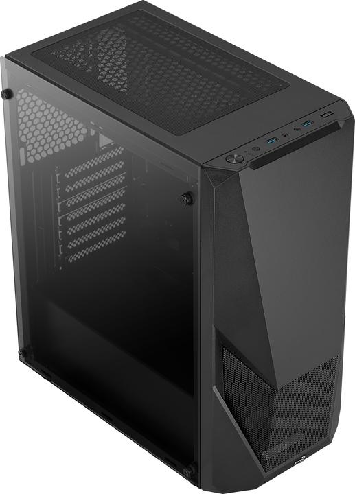 Actual product image AeroCool Zauron Saturn FRGB-G-BK-v1 (ATX)