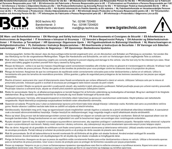 Image du produit BGS Assortiment de masses d'équilibrage