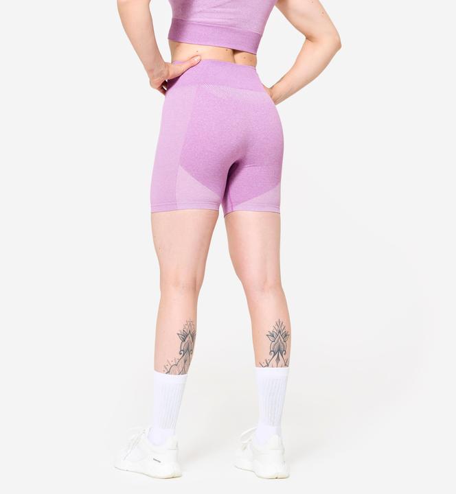 Produktbild Domyos Shorts nahtlos hoher Bund - rosa (L)