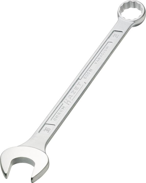 Actual product image HAZET Combination wrench 600N-27 ∙ Outside 12-point traction profile ∙ 27 mm (27 mm)