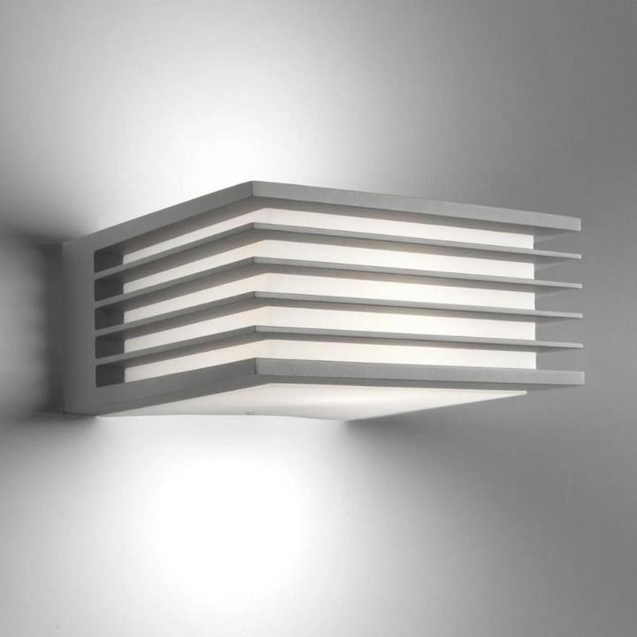 Actual product image Philips myGarden ES Wall lamp Shades 42, gray (0 lm, E27, IP44)