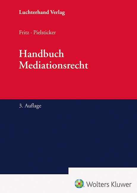 Actual product image Mediation law handbook (German, Roland/play sticker, Fritz, Dietrich, 2024)