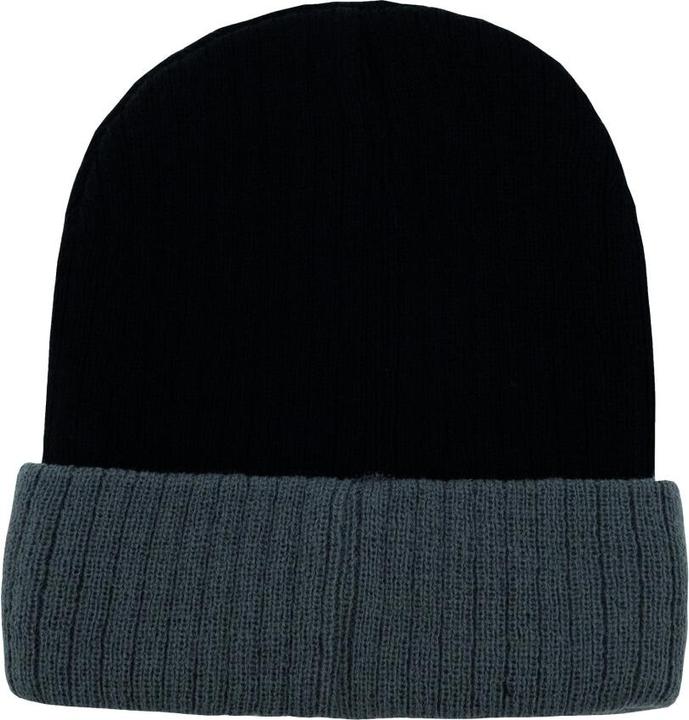 Produktbild Korntex Strickmütze Metz Hauptfarbe Schwarz Umschlag in Grau ® KXST