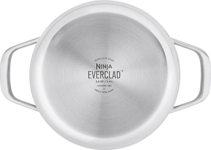 Actual product image Ninja NIA roasting pan 18cm EverCl.ES (18 cm, Casserole + Stewpot, Stainless steel)