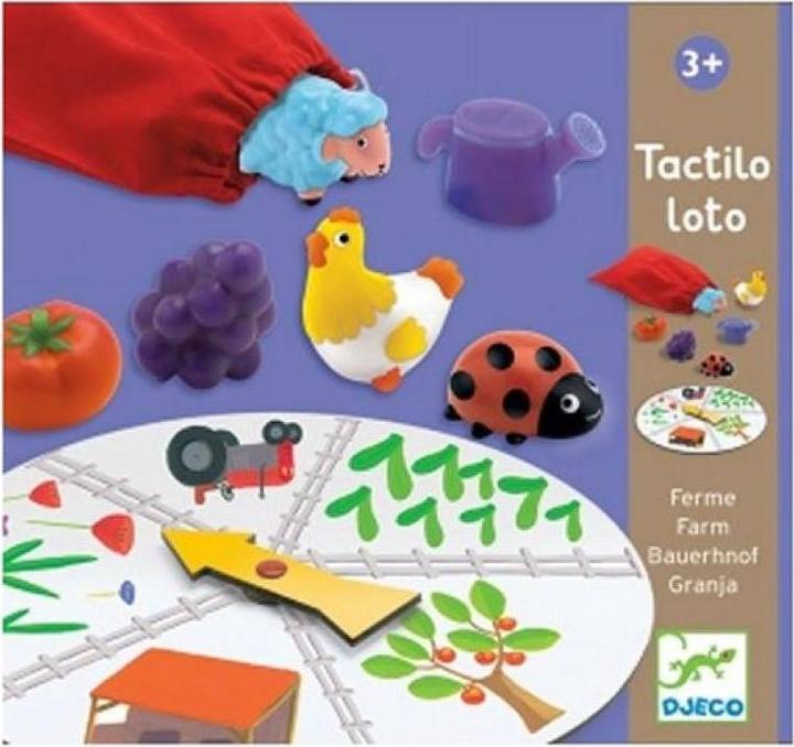 Image du produit Djeco Ferme Tactilo Lotto (Allemand, Français, Italien, Anglais)